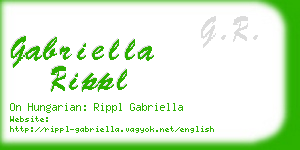 gabriella rippl business card